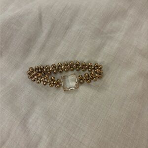 Elegant Gold Beaded Bracelet